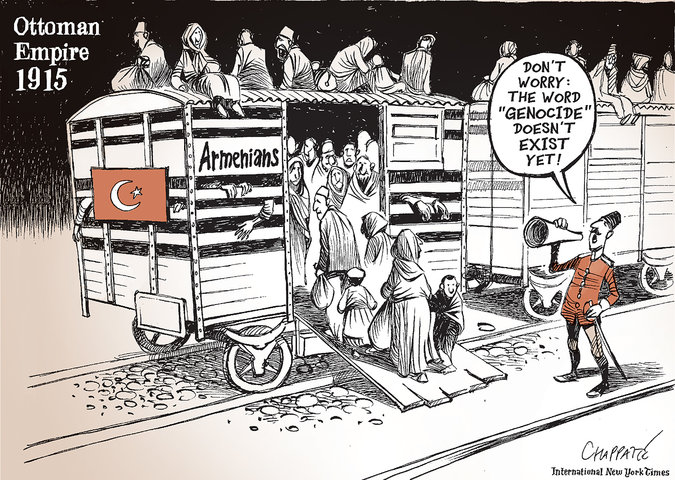 NYT posts cartoon on Armenian Genocide | Public Radio of Armenia